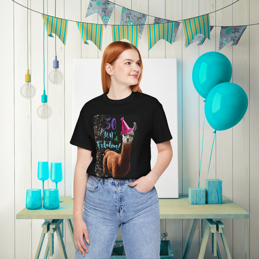 Fifty and Fabulous | Soft & Stylish Birthday Short Sleeve T-Shirt