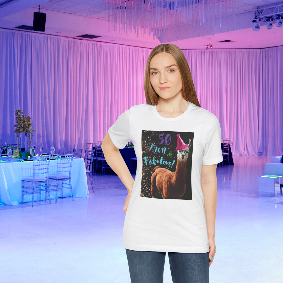 Fifty and Fabulous | Soft & Stylish Birthday Short Sleeve T-Shirt